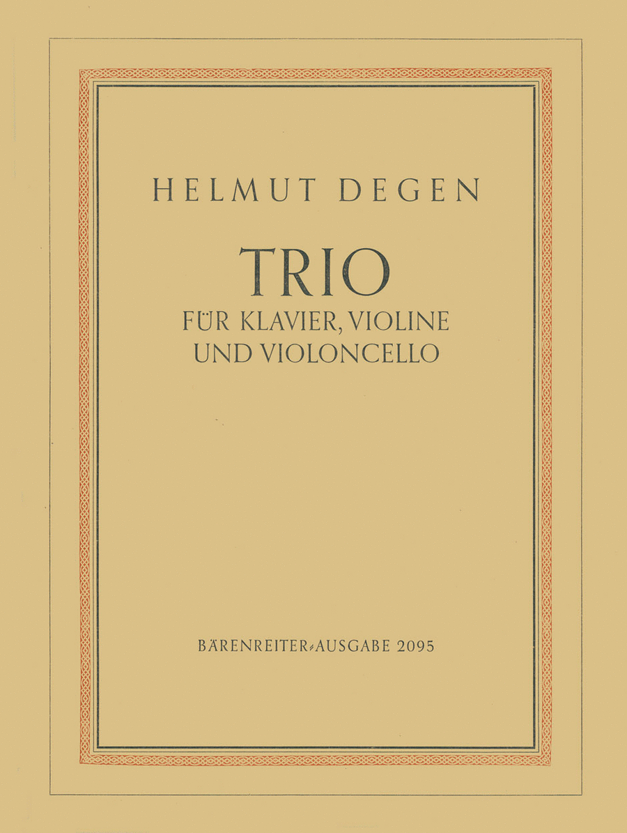 Trio for Violin, Violoncello and Piano (1946)