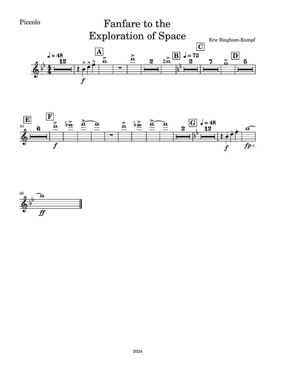 Fanfare to the Exploration of Space Full Orchestra scores gallery preview page 6