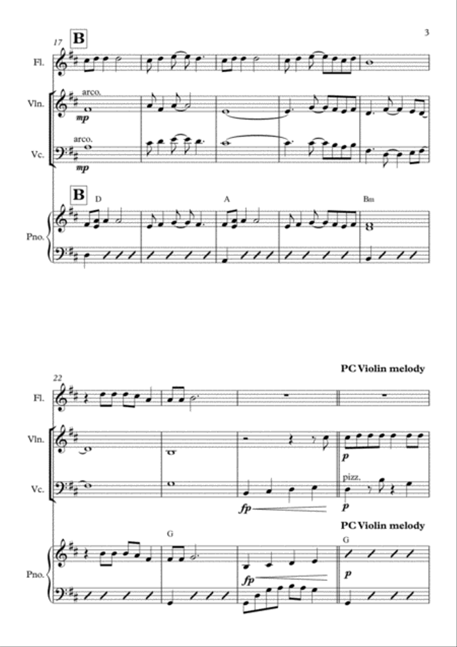 Love Story Small Ensemble scores gallery preview page 3