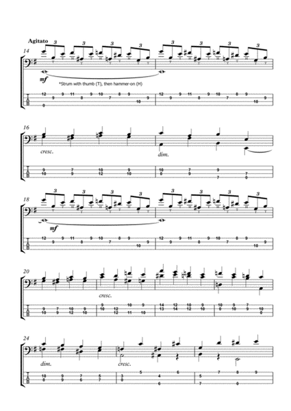 Rachmaninoff's "Prelude in C# Minor" for solo Bass Guitar