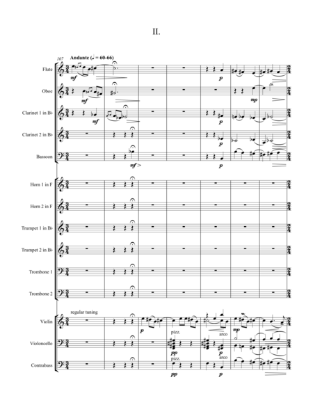 Suite for Violin and Chamber Orchestra Movement 2