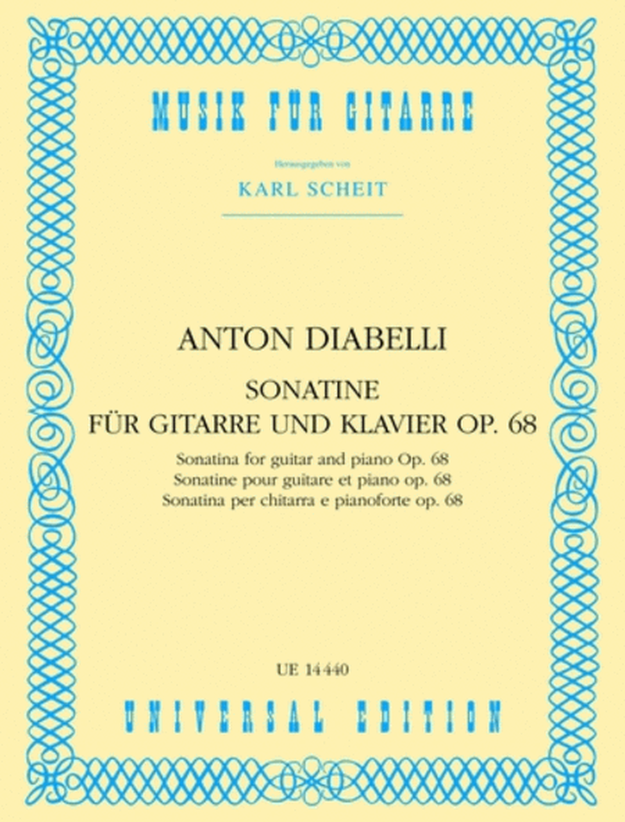 Guitar Sonata, Op. 68 (Scheit)