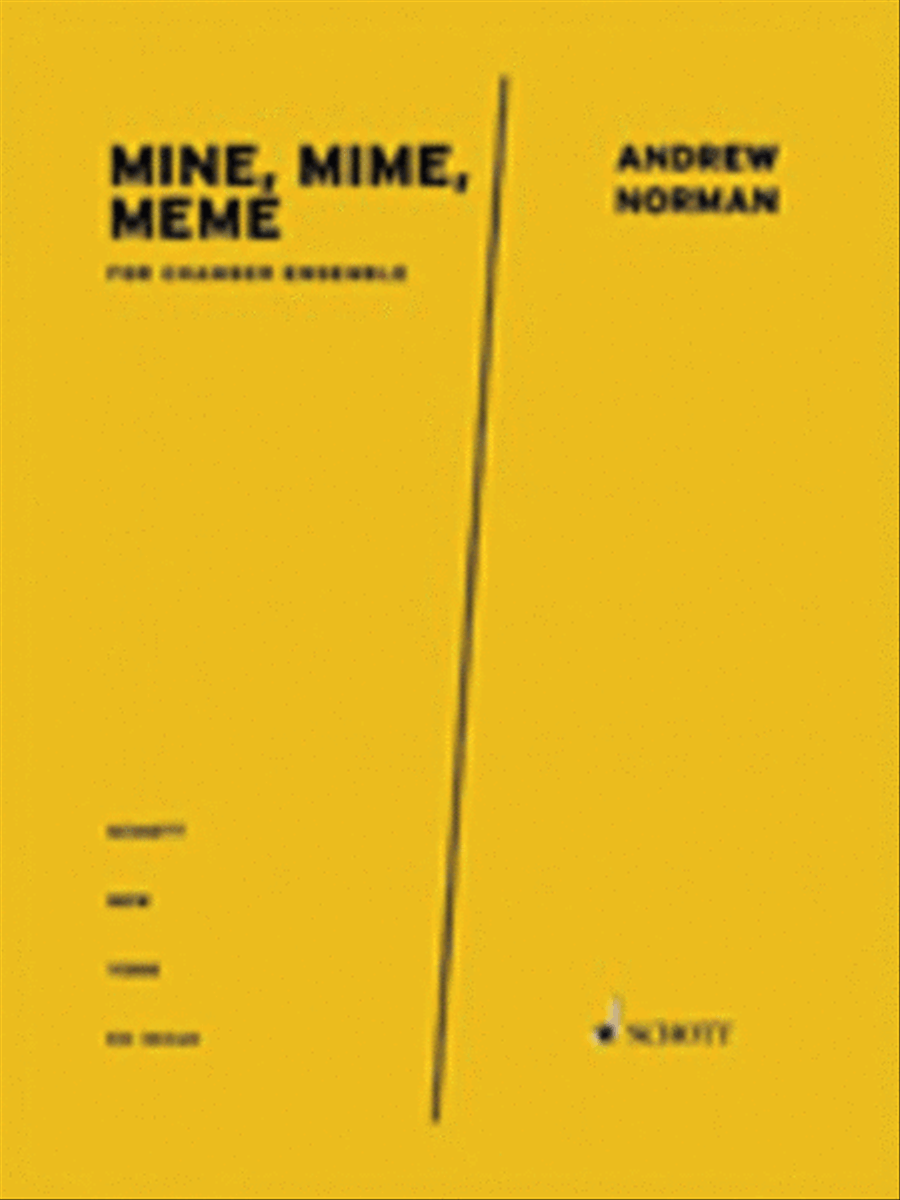 Mine, Mime, Meme - Score and Parts B-Flat Clarinet scores gallery preview page 1