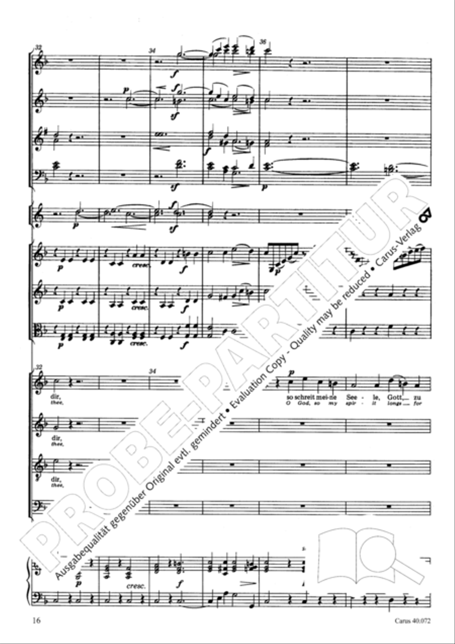Psalm 42 Psalm 42 4-Part scores gallery preview page 16