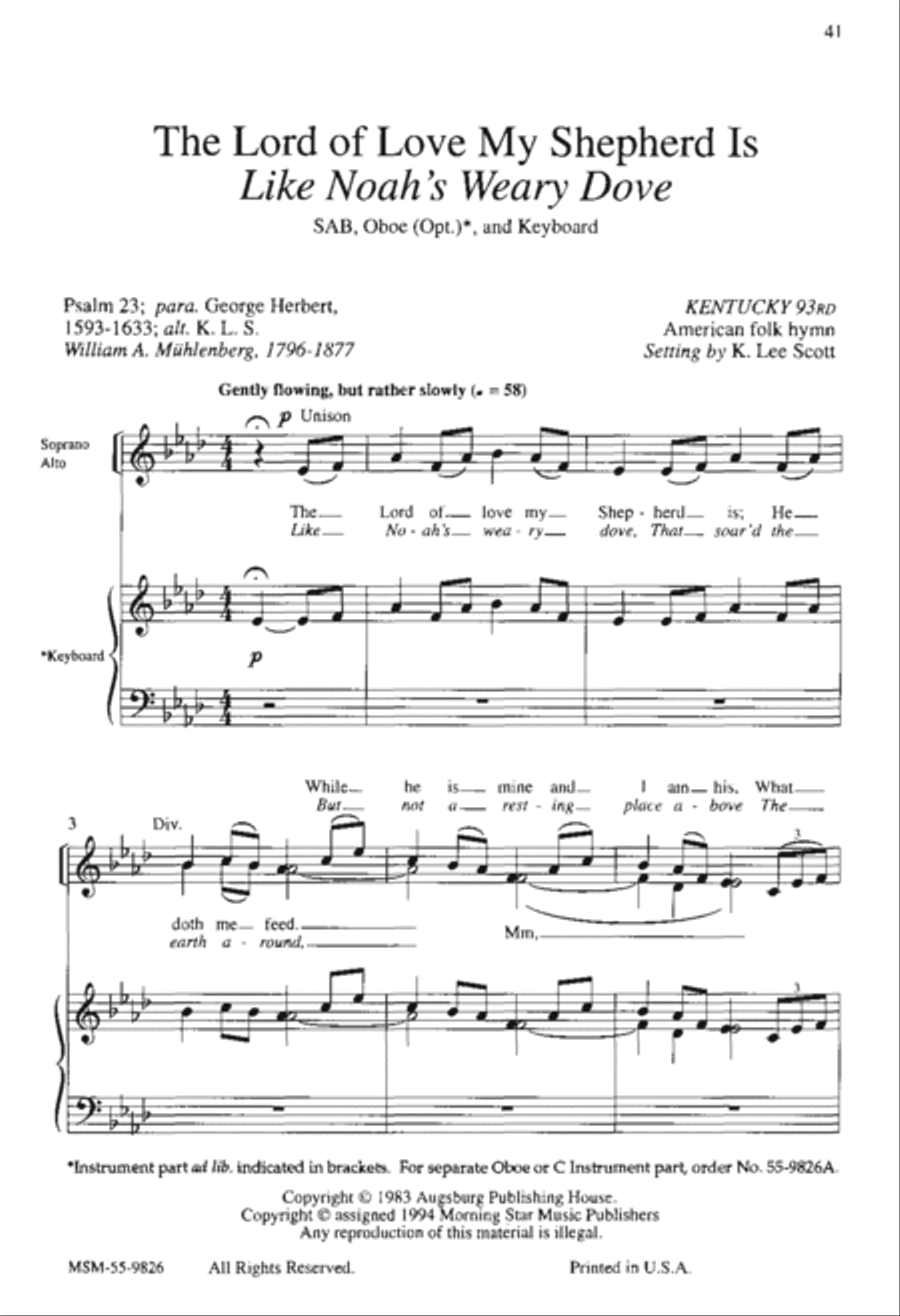 Coram Deo, Set II 3-Part scores gallery preview page 15