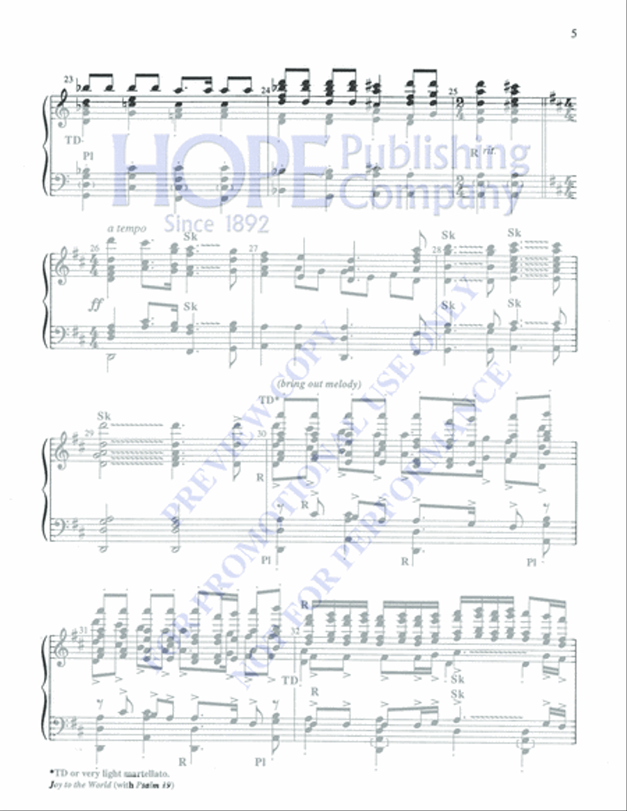 Joy to the World Orchestra scores gallery preview page 5