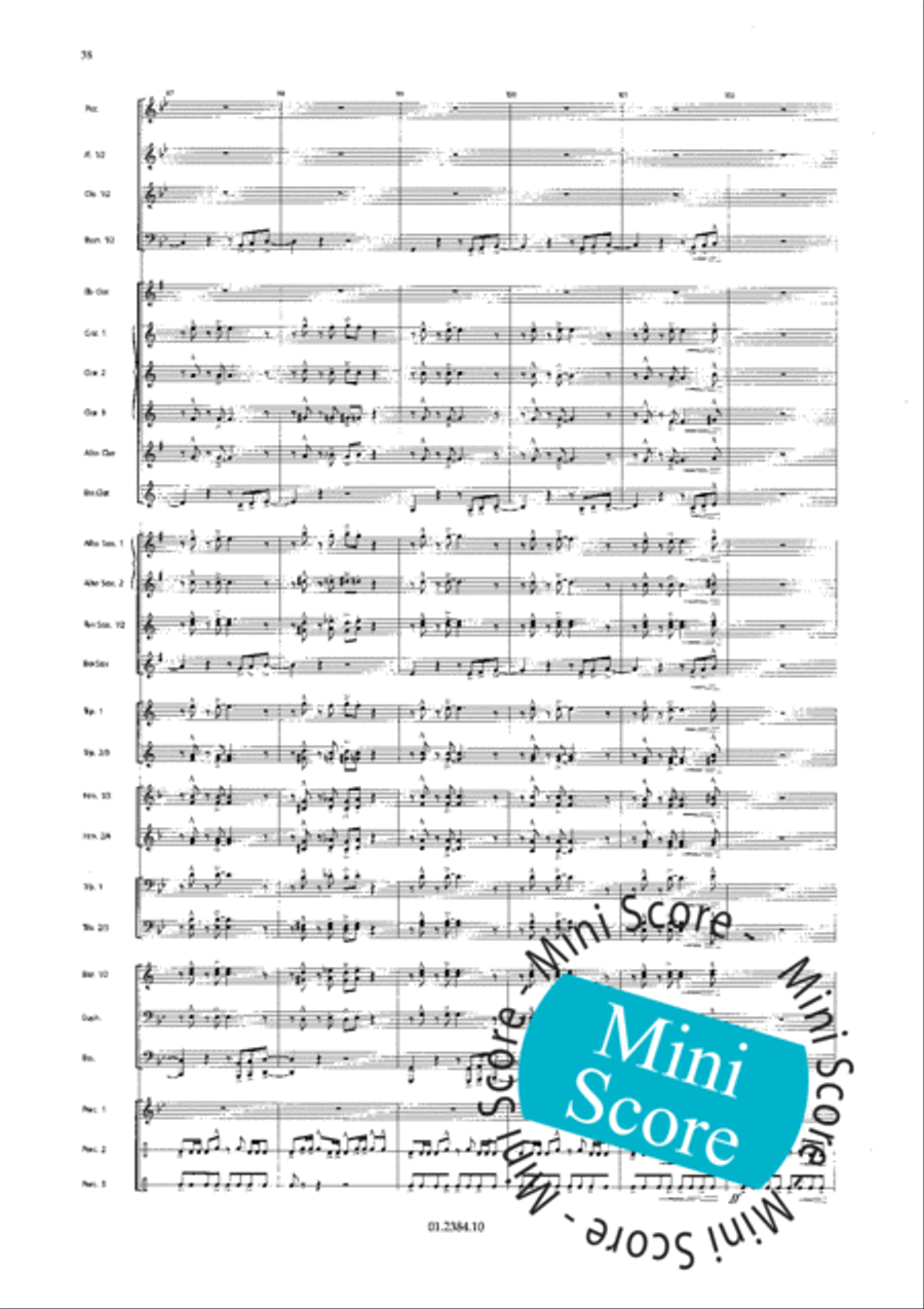 Os Passaros Do Brasil Concert Band scores gallery preview page 46