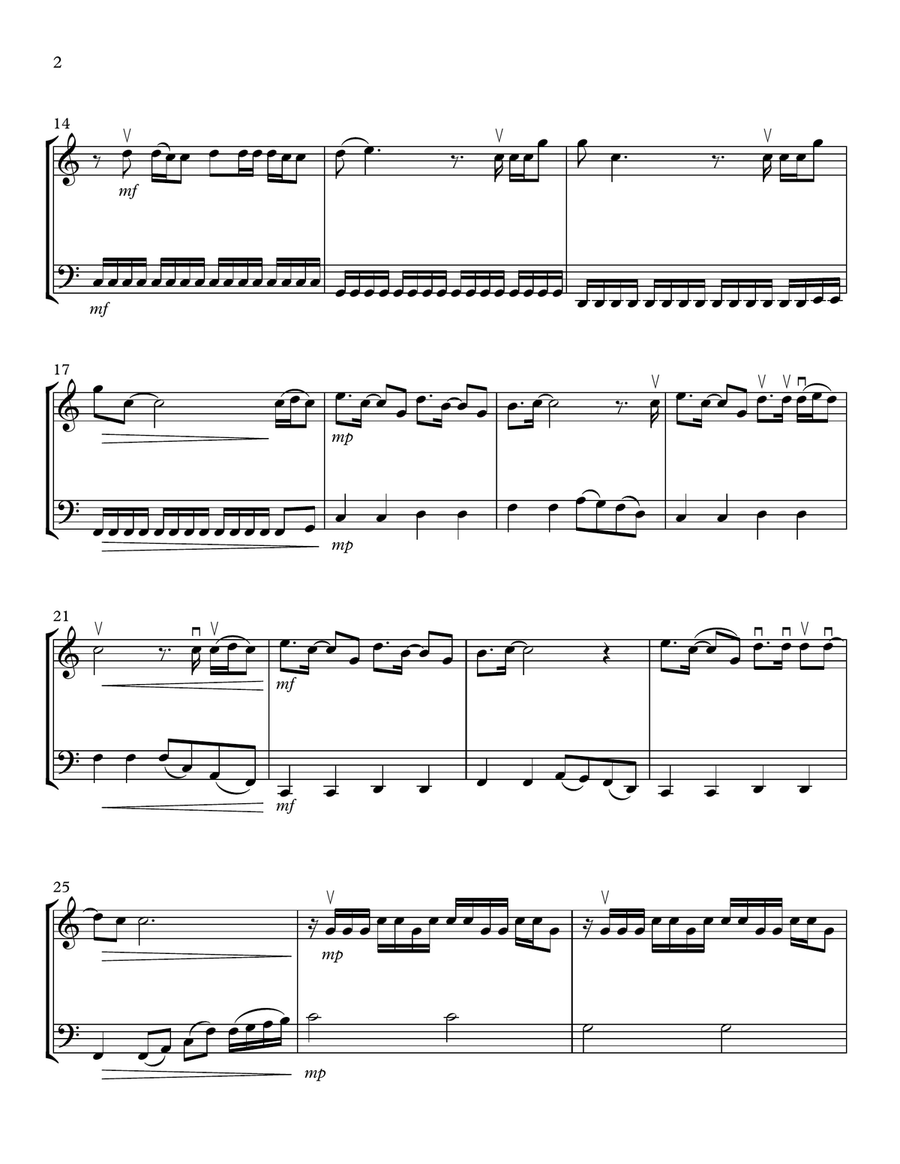 Daylight String Duet scores gallery preview page 2