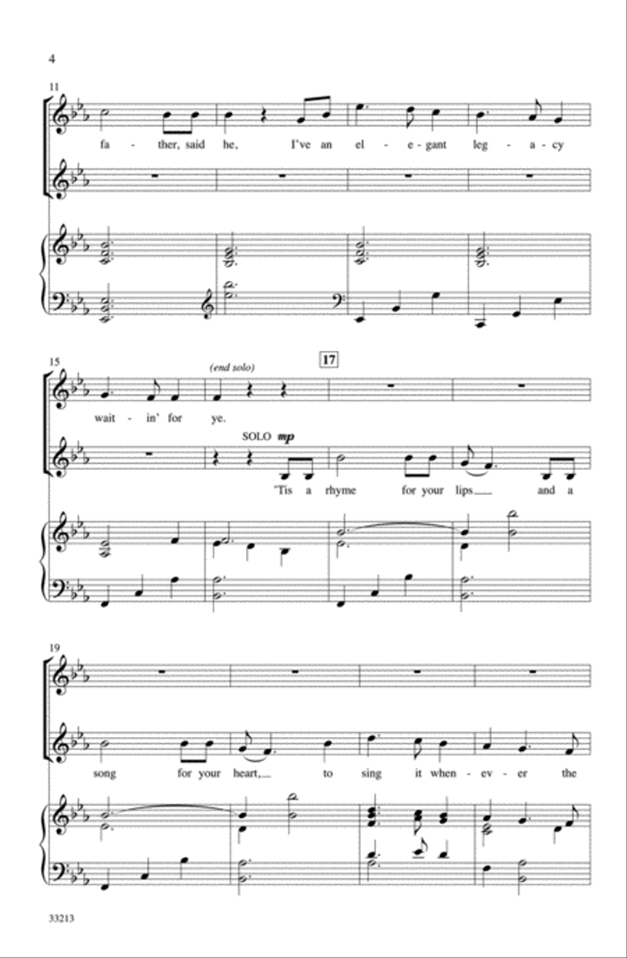 Look to the Rainbow Look to the Rainbow Women's Choir scores gallery preview page 3