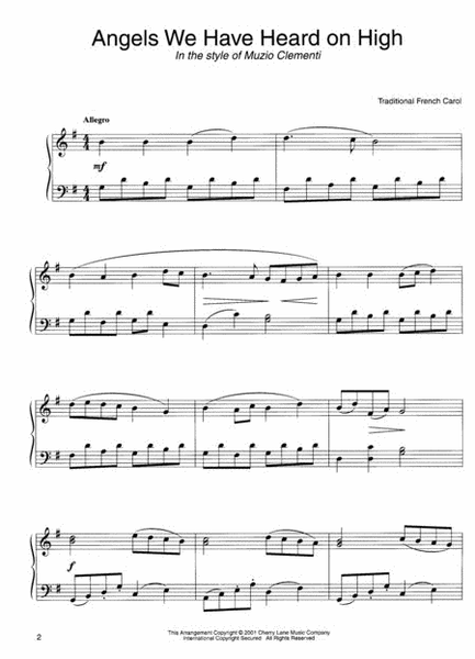 Bach Around the Christmas Tree by Carol Klose Piano Solo - Sheet Music