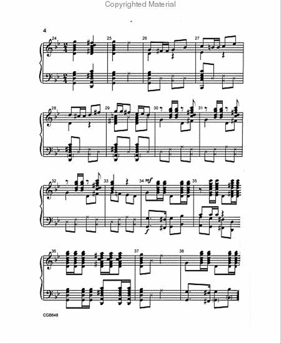 Fum Fum Fum Fum Fum Fum Handbell Choir scores gallery preview page 3