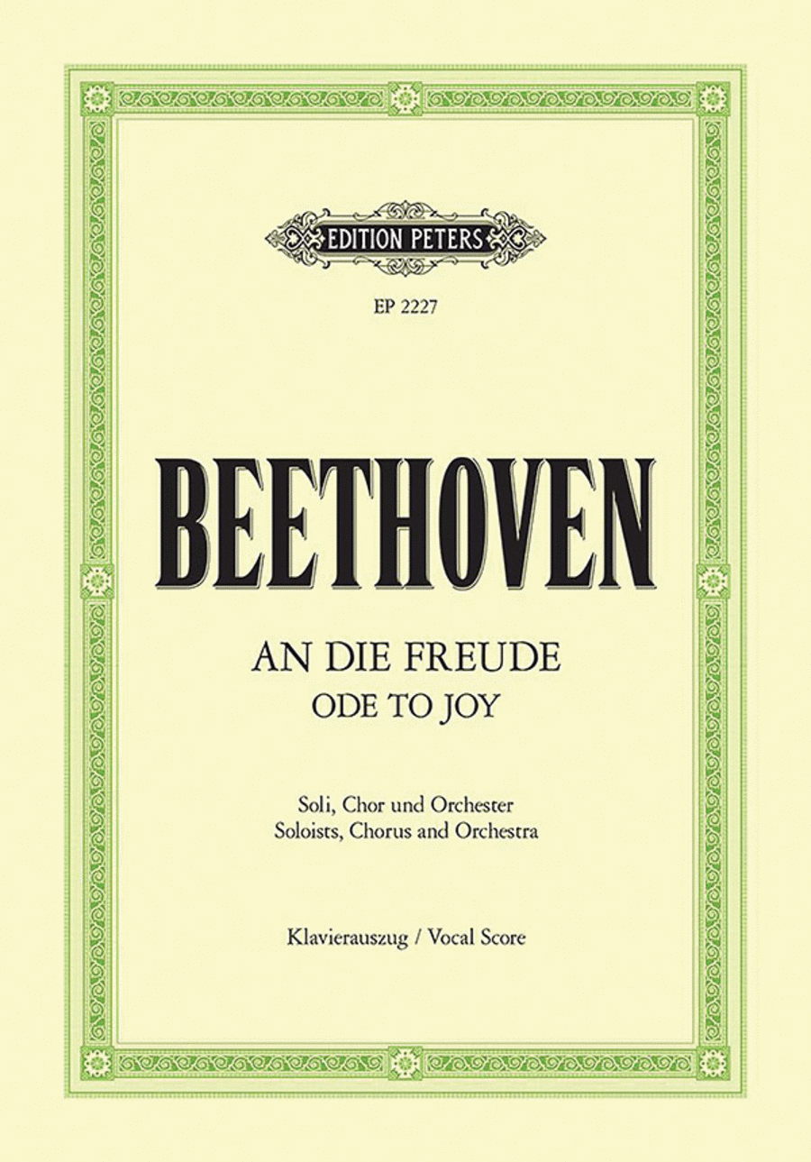 Ode To Joy 4-Part scores gallery preview page 1