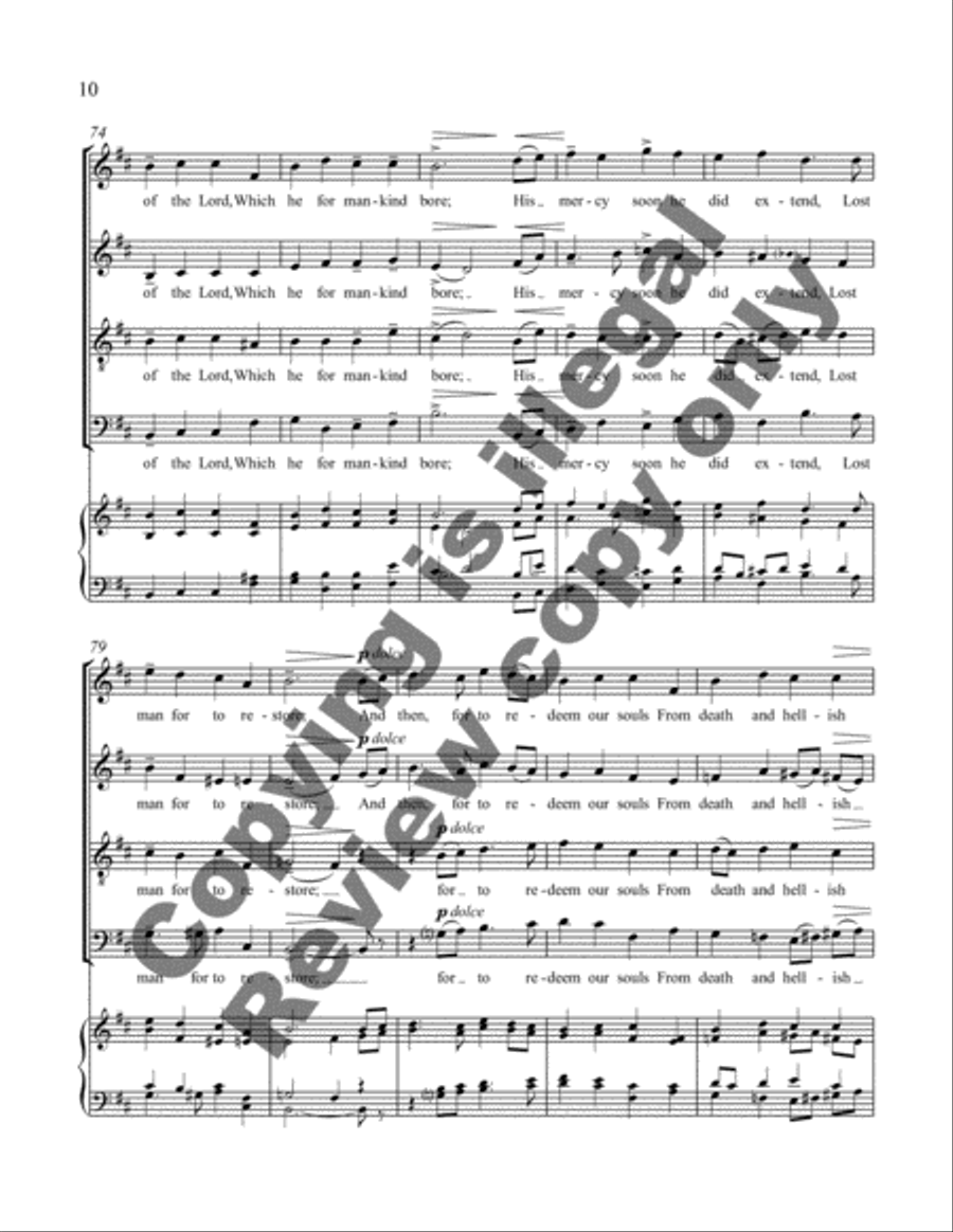 The Lord at first did Adam make 4-Part scores gallery preview page 13
