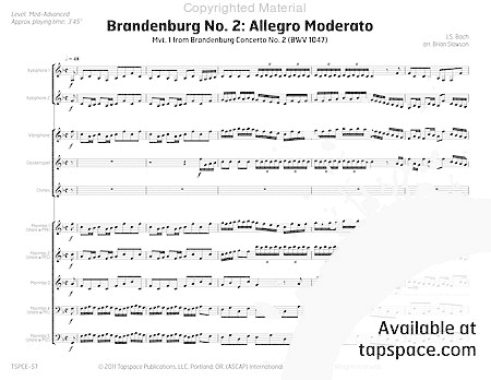 Brandenburg No. 2: Allegro Moderato image number null