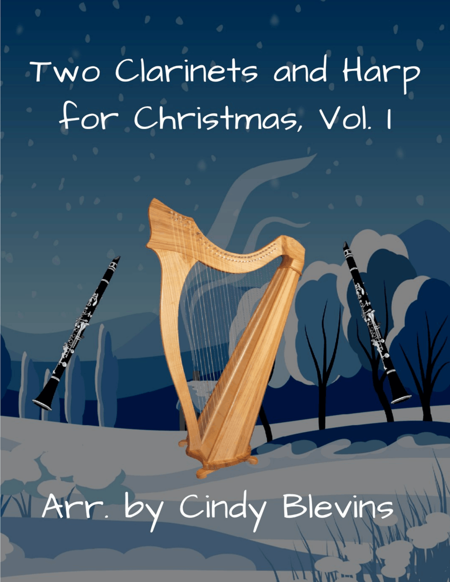Two Clarinets and Harp for Christmas, Vol. I (12 Arrangements)