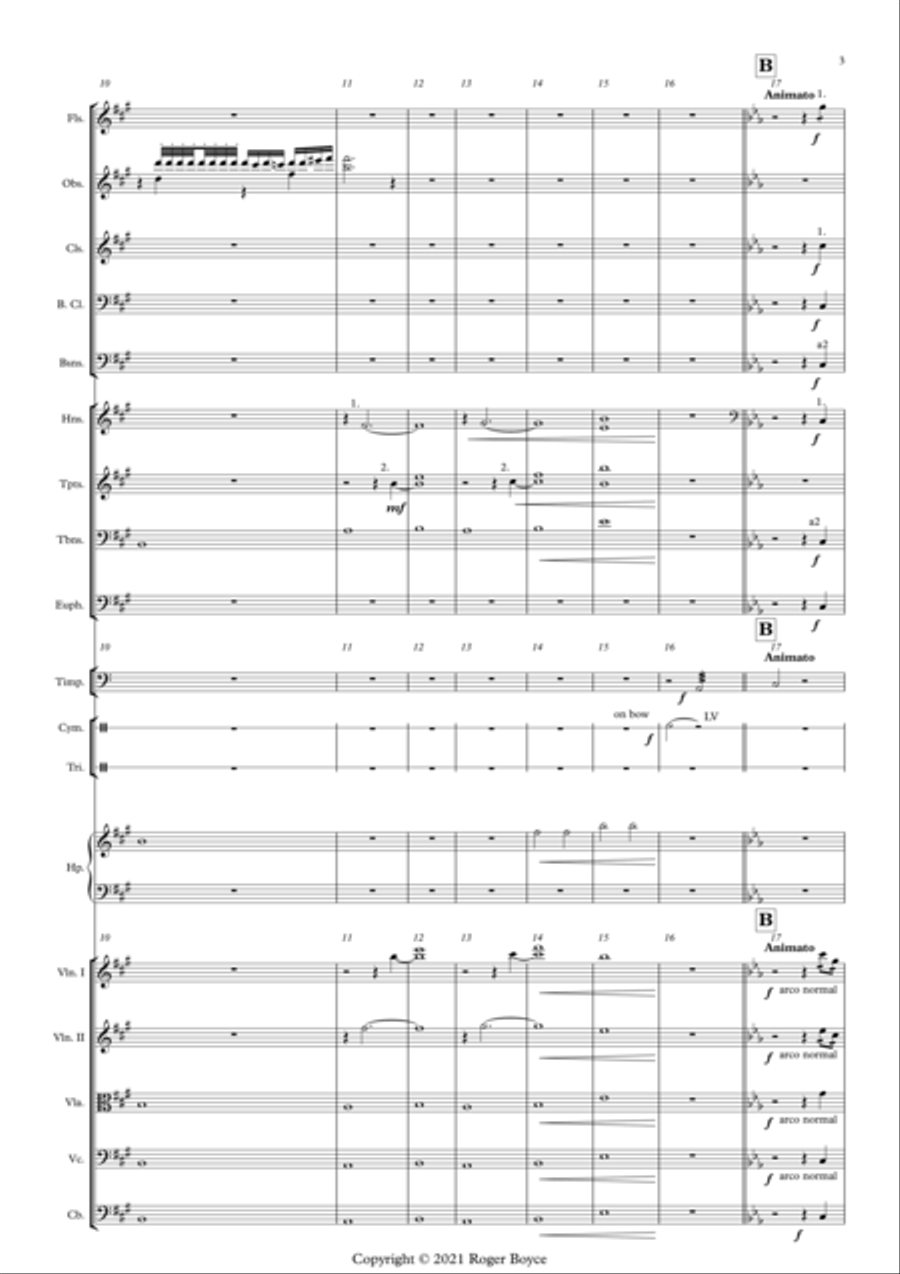 Horizon - Beyond Vision Full Orchestra scores gallery preview page 3