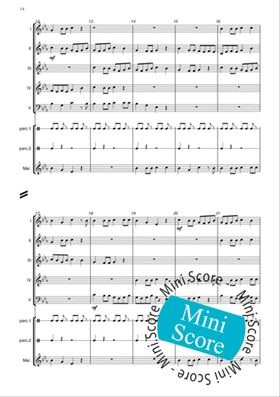 Global Girls Concert Band scores gallery preview page 18