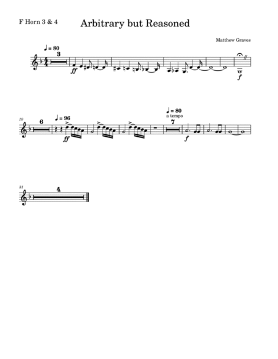 Arbitrary but Reasoned Brass Ensemble scores gallery preview page 6
