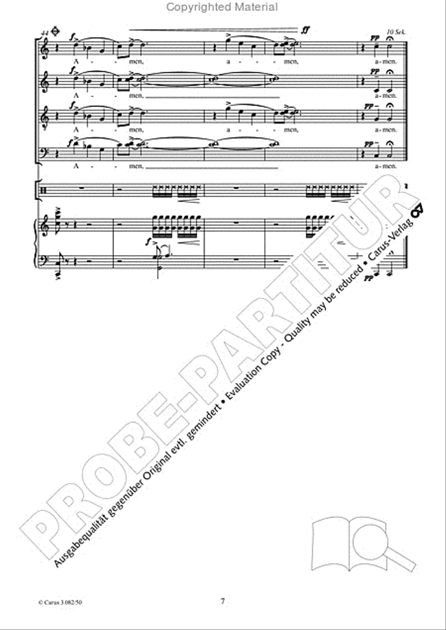 Herr, mach mich zum Werkzeug deines Friedens 4-Part scores gallery preview page 8
