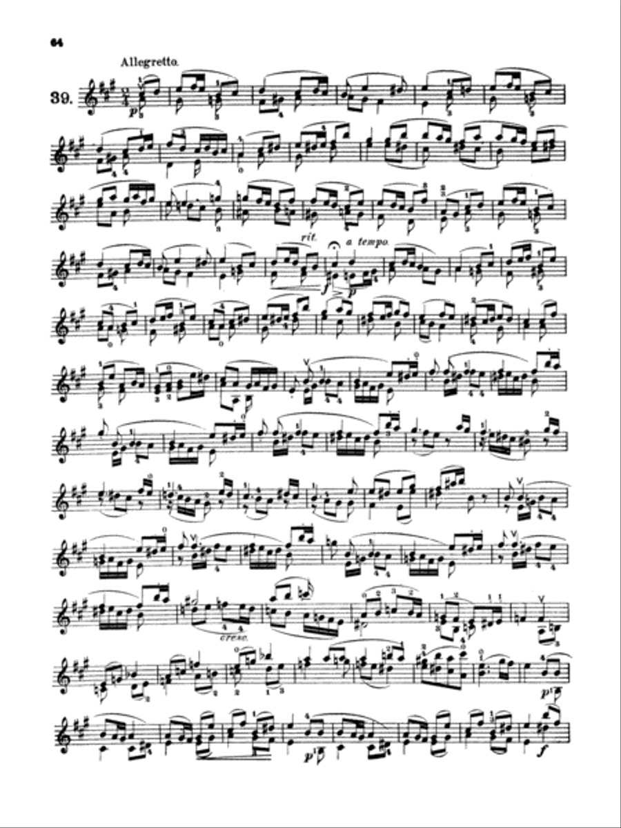 Kreutzer: Forty-Two Studies or Caprices Part scores gallery preview page 1