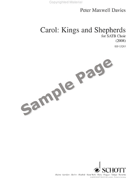 Carol: Kings and Shepherds