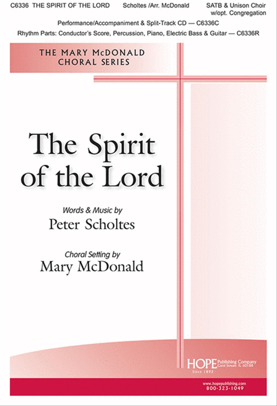 The Spirit of the Lord 4-Part scores gallery preview page 1