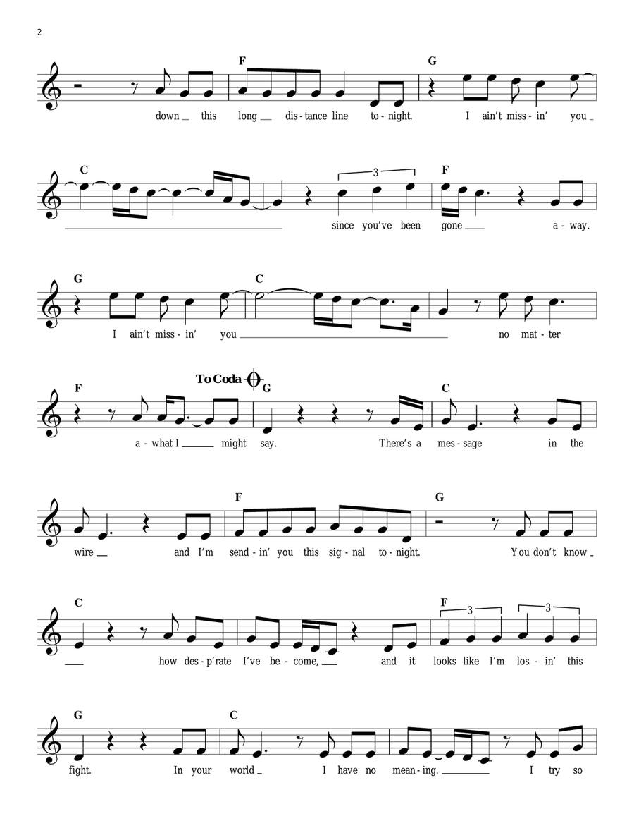 Missing You Acoustic Guitar scores gallery preview page 2