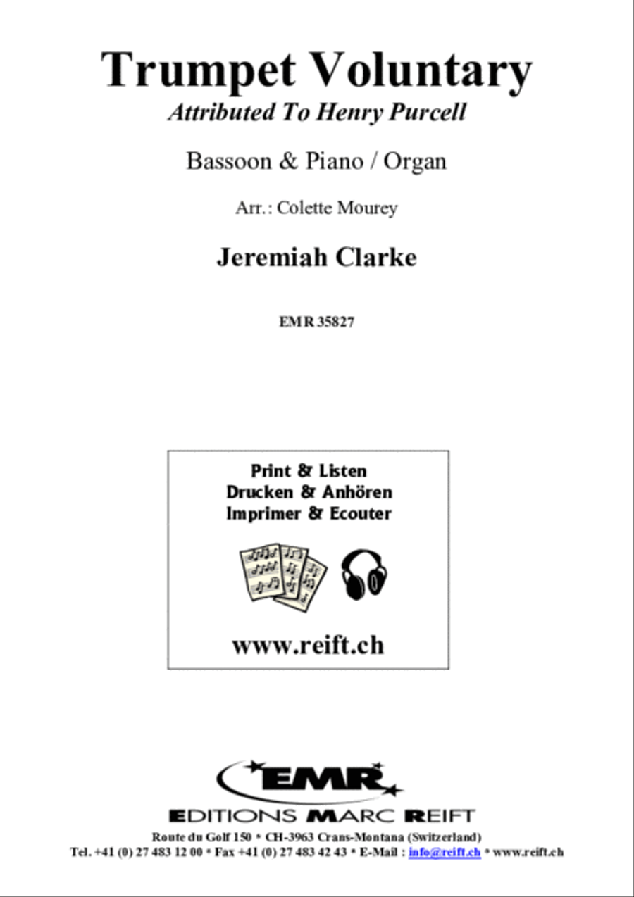 Trumpet Voluntary Bassoon Solo scores gallery preview page 2