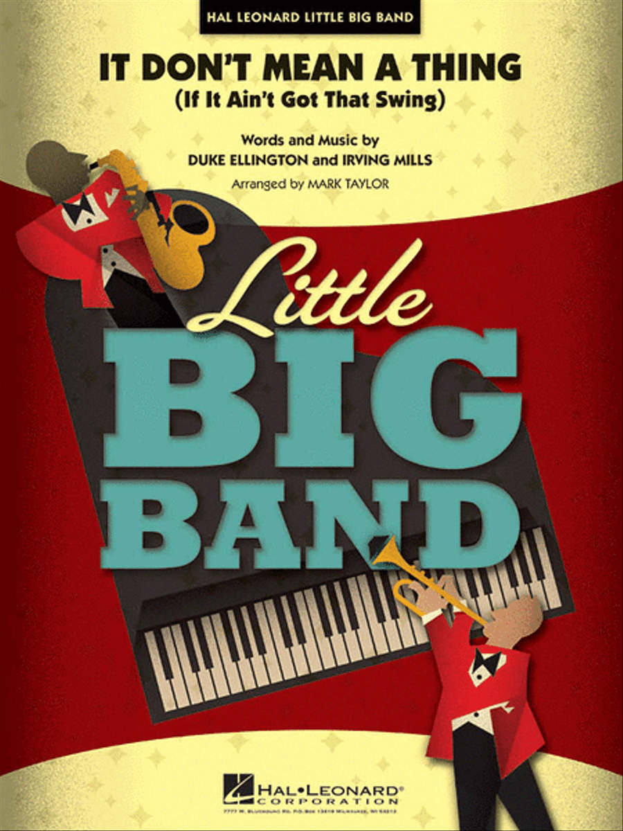 It Don't Mean a Thing Big Band scores gallery preview page 1