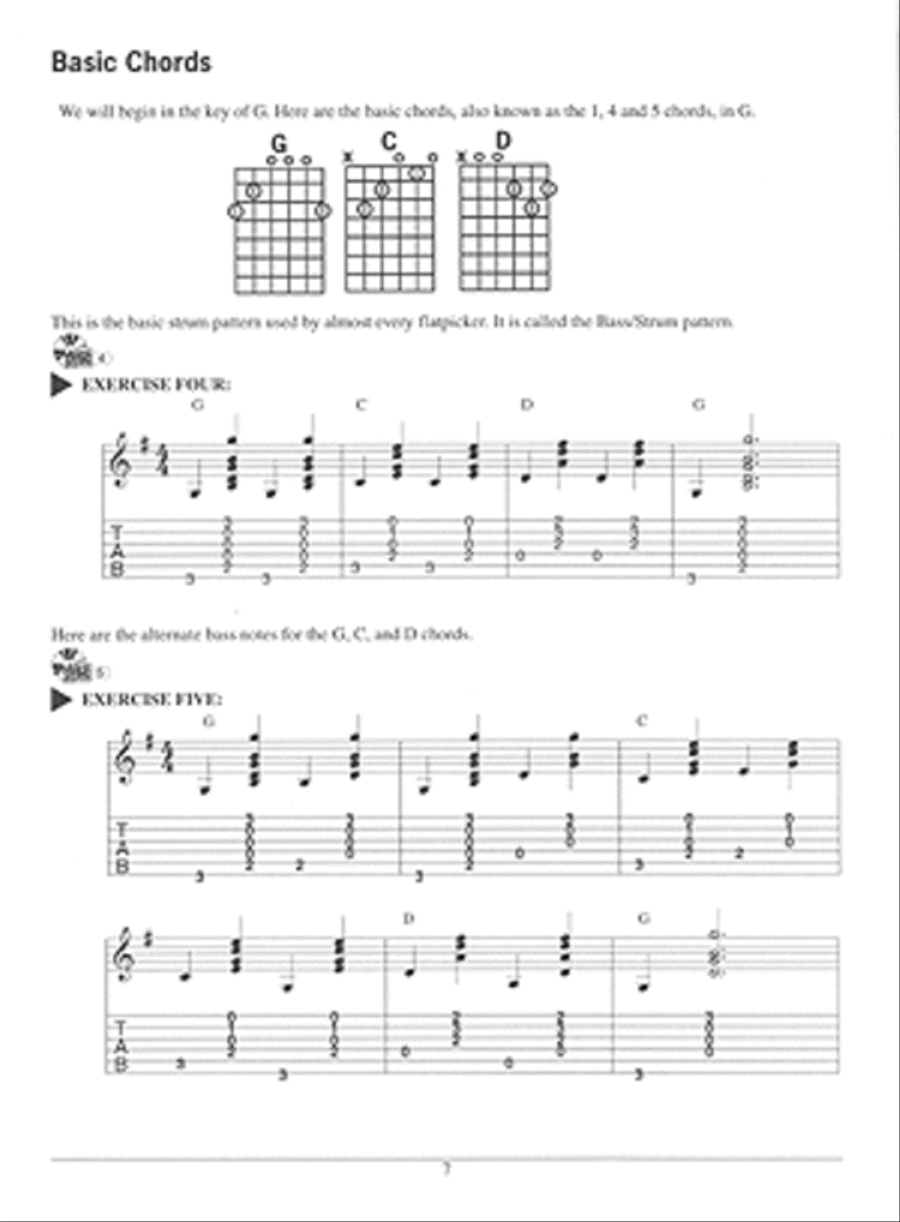 First Lessons Flatpicking Guitar Acoustic Guitar scores gallery preview page 5