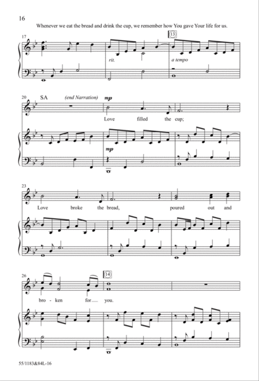 Come to the Cross and Remember 4-Part scores gallery preview page 11