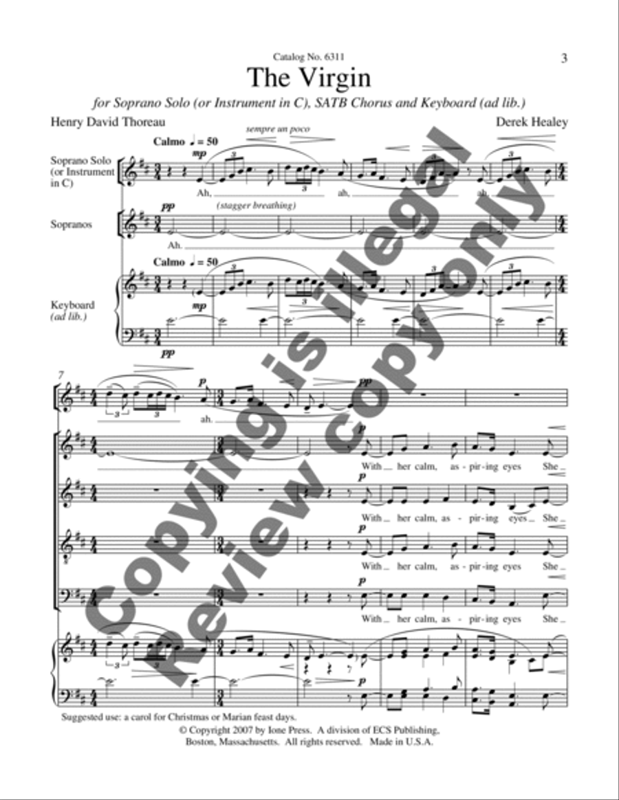 The Virgin 4-Part scores gallery preview page 6