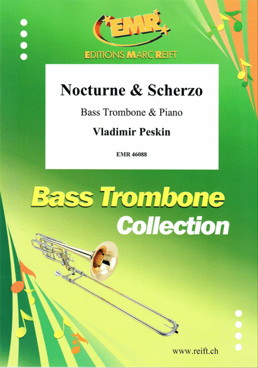 Nocturne & Scherzo Bass Trombone scores gallery preview page 1