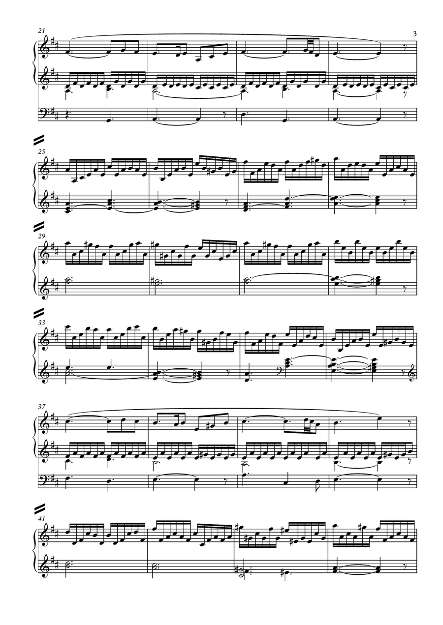Ellyllon for organ Organ Solo scores gallery preview page 3