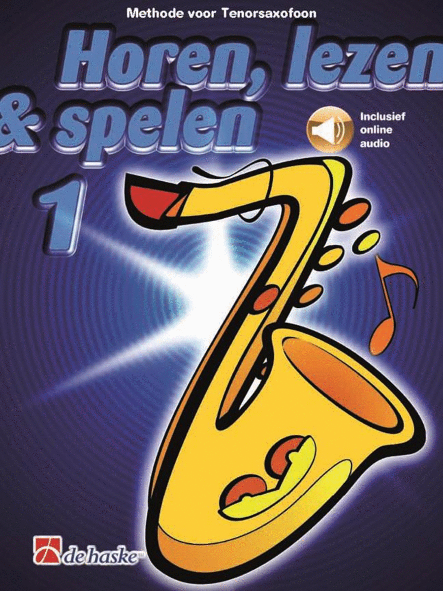 Horen, lezen & spelen 1 tenorsaxofoon Tenor Saxophone scores gallery preview page 1