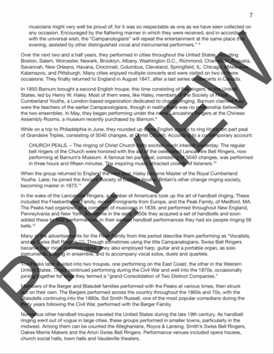 Building a Successful Handbell or Handchime Choir Choir scores gallery preview page 7