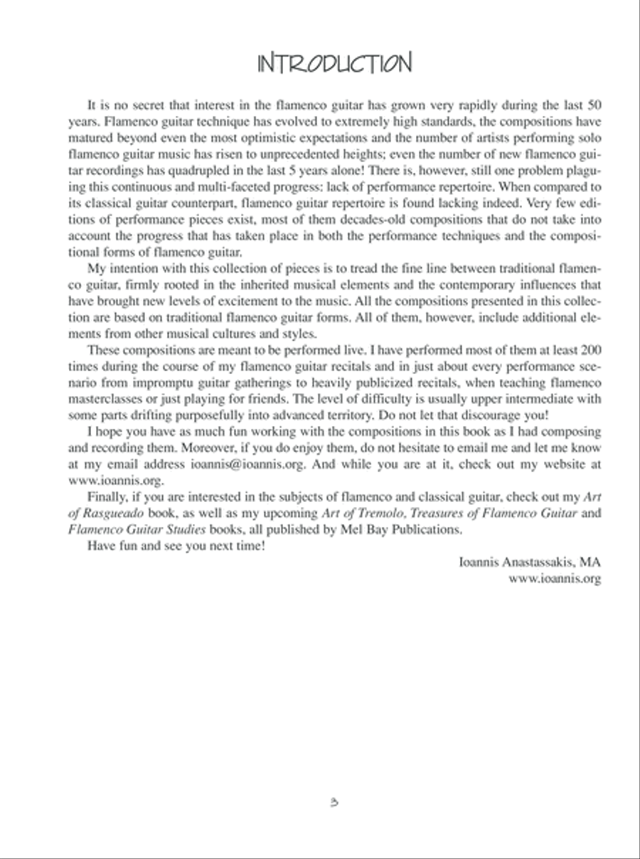 Guitar Journals - Flamenco Acoustic Guitar scores gallery preview page 4
