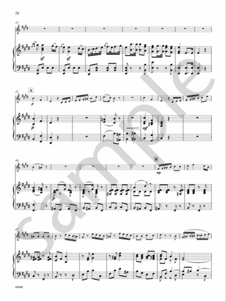 Concerto in E Major Trumpet Solo scores gallery preview page 10