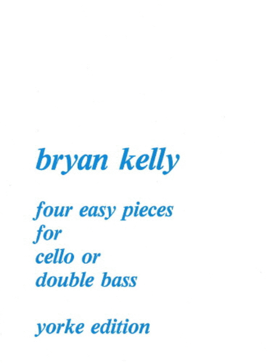 Four Easy Pieces. Cello (or DB) and Pf