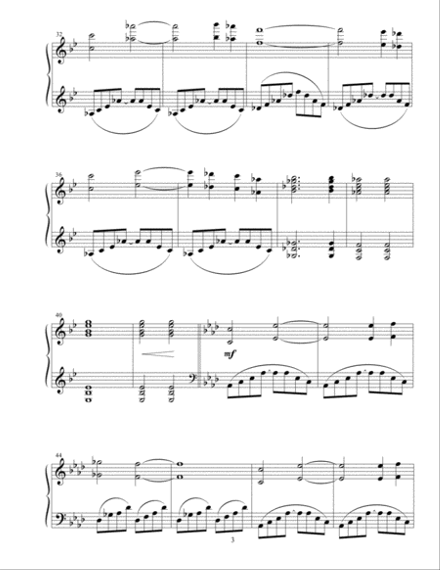 AIR (for solo piano) Piano Solo scores gallery preview page 3