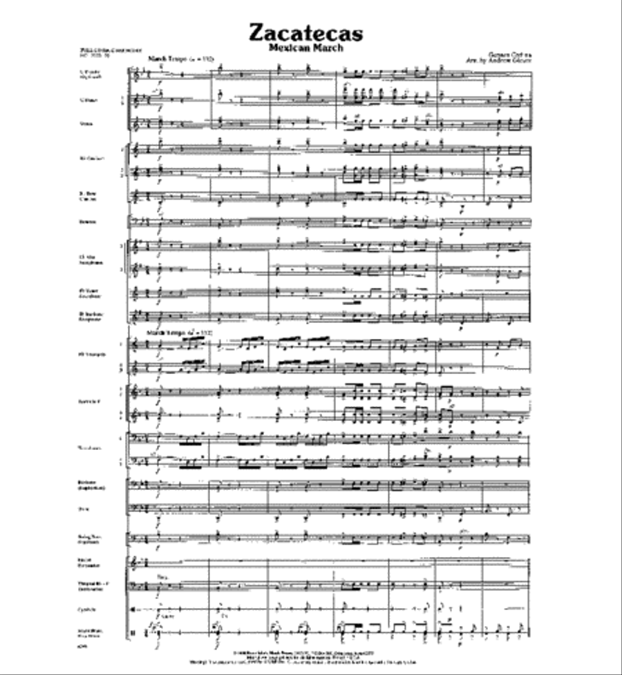 Zacatecas Zacatecas Concert Band scores gallery preview page 2