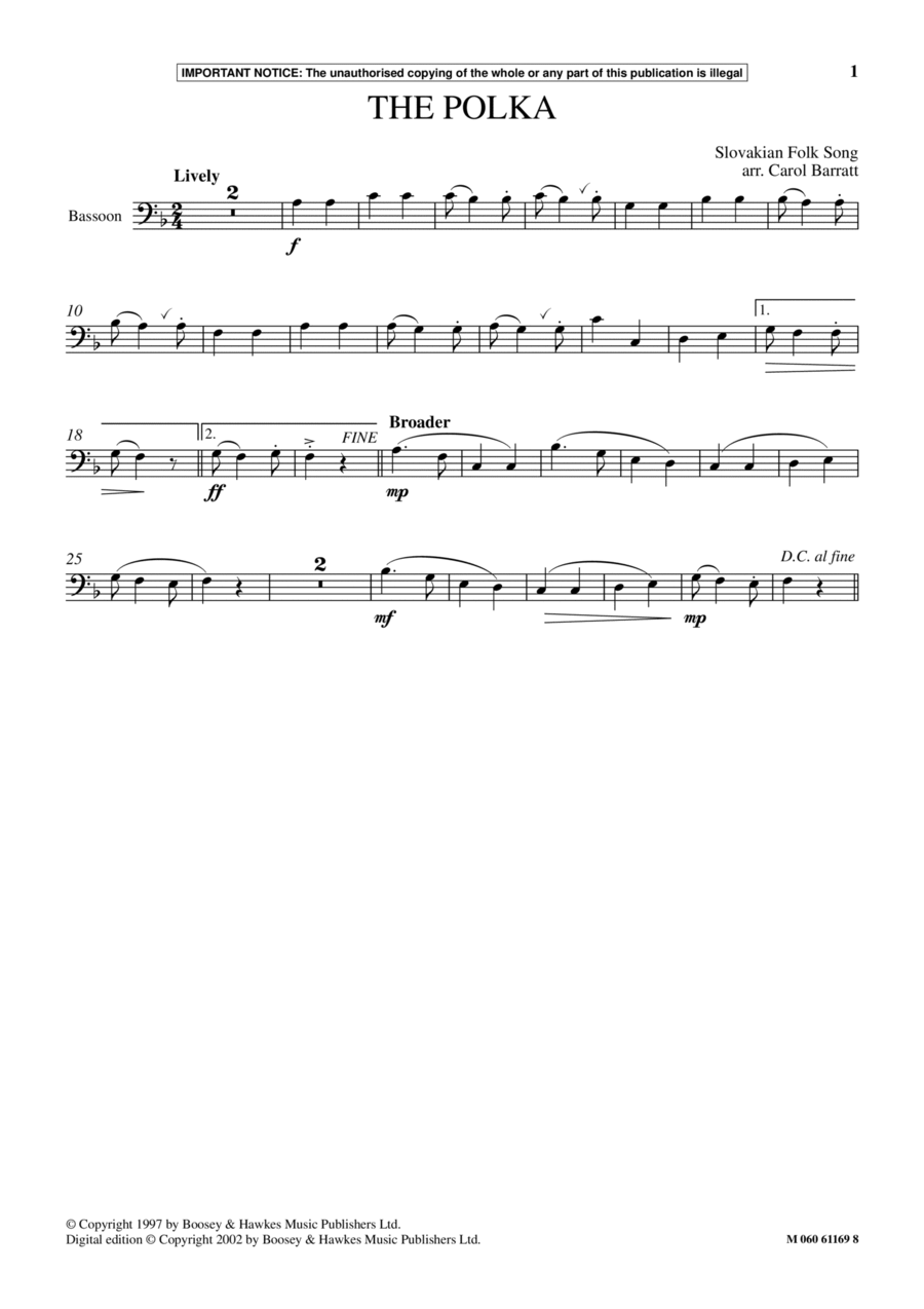 The Polka School and Community scores gallery preview page 1