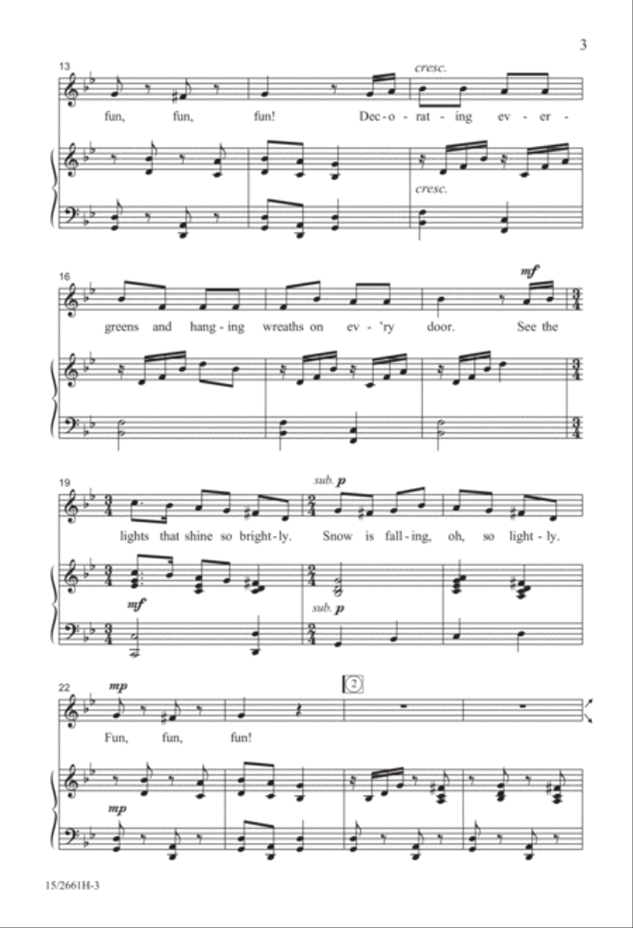 Fun, Fun, Fun! Fun, Fun, Fun! 2-Part scores gallery preview page 4
