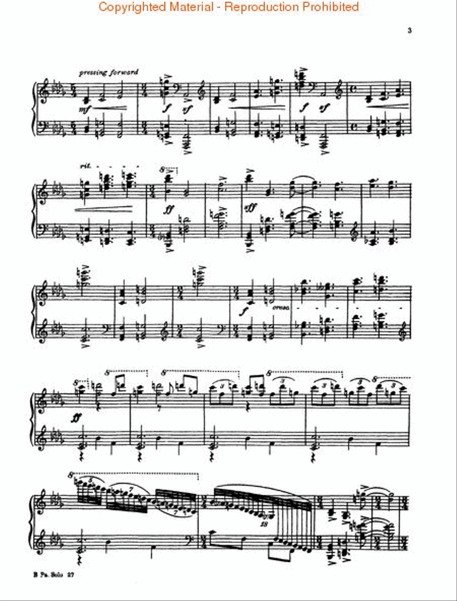 Piano Sonata Piano Solo scores gallery preview page 3
