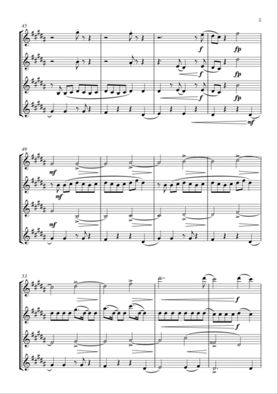 Good 4 U Woodwind Quartet scores gallery preview page 5