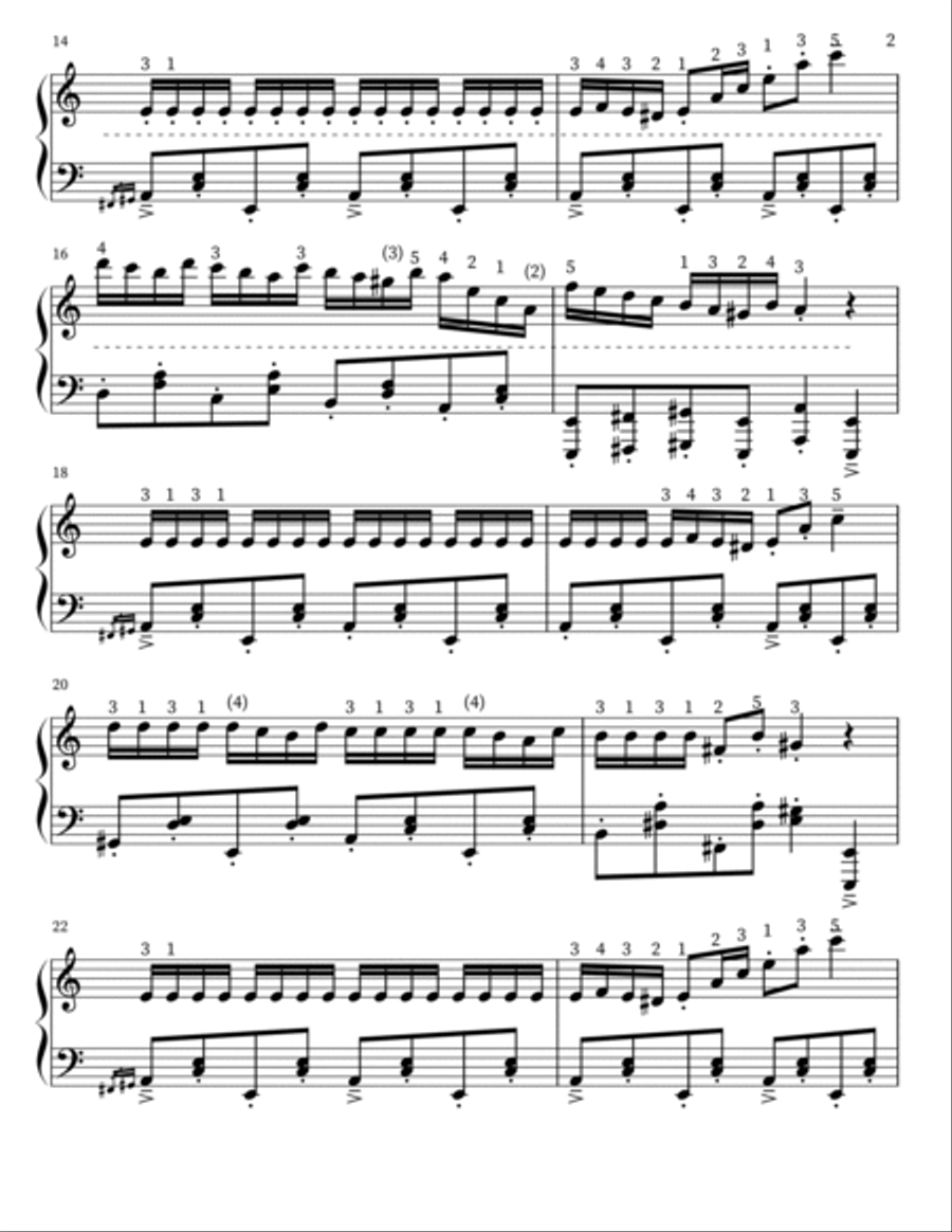 Rush E Sheet Music Plus