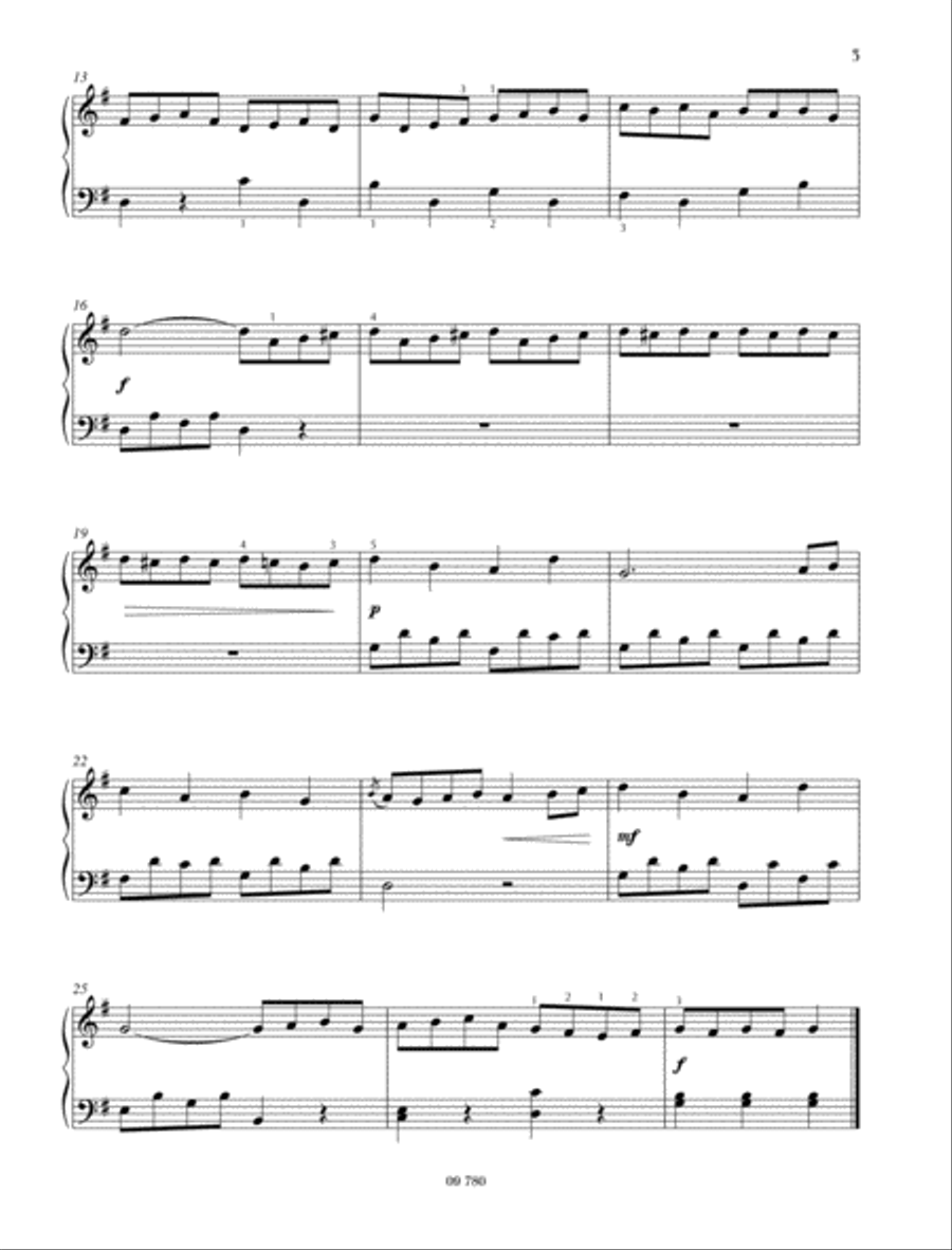 Sonatina G major Piano Solo scores gallery preview page 2