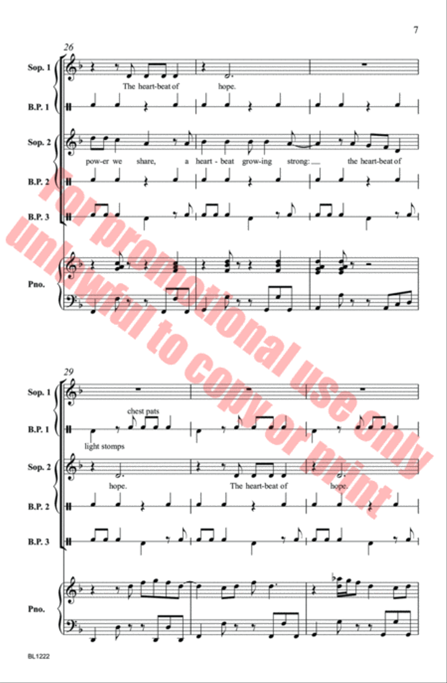 Hope, Peace, Joy: A Trilogy Choir scores gallery preview page 8