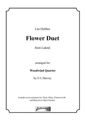 Book cover for Flower Duet for Woodwind Quartet