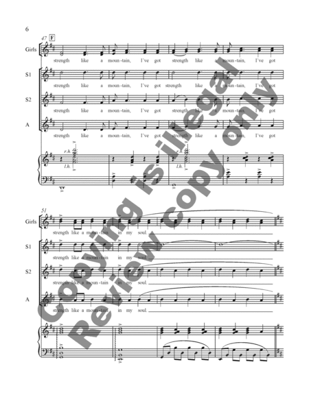 Words of Strength (Choral Score) image number null